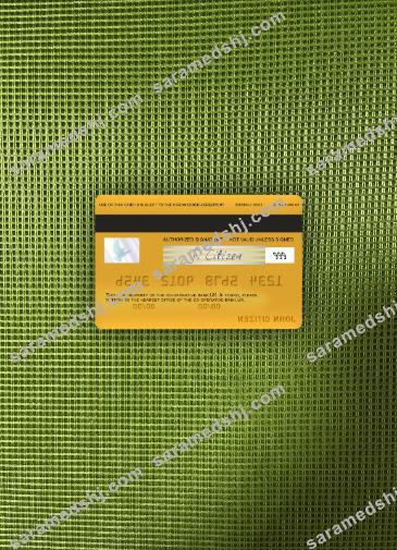 United Kingdom The co-operative bank visa card photolook back